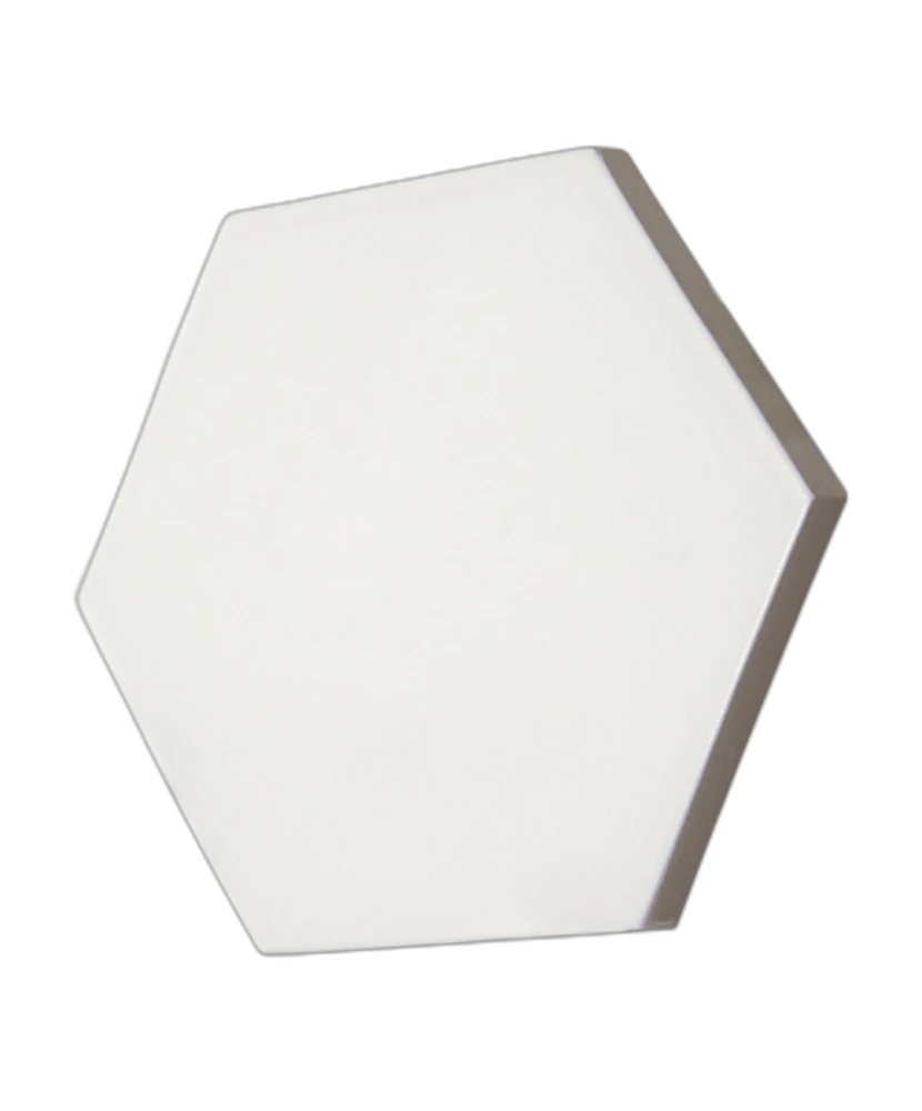 Carrelage Scale Floor White Mat 11,6x10,1 cm - détail du carreau