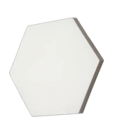 Carrelage Scale Floor White Mat 11,6x10,1 cm - détail du carreau
