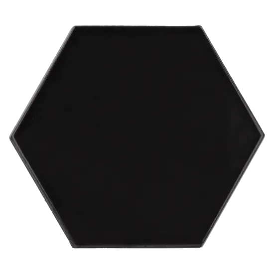 Scale Hexagon Black 12,4x10,7 cm