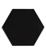 Scale Hexagon Black 12,4x10,7 cm