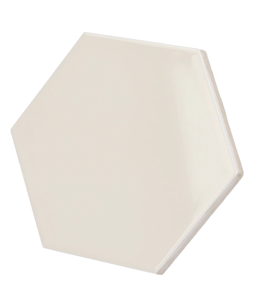Scale Hexagon Cream 12.4x10.7 cm - carrelage NAIS