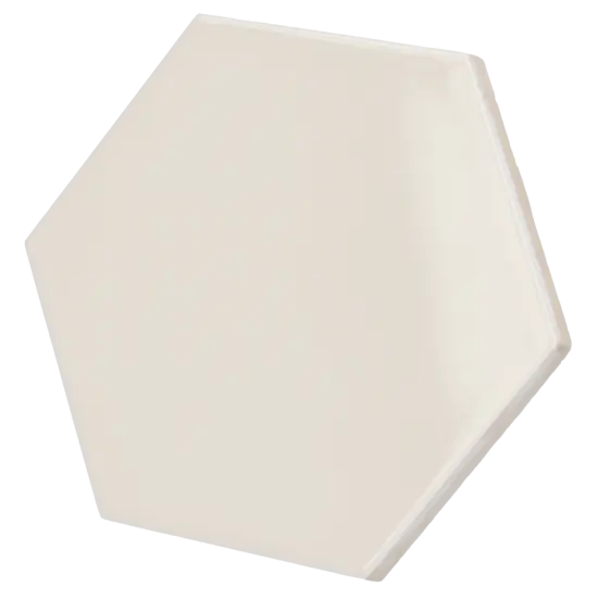 Scale Hexagon Cream 12.4x10.7 cm - carrelage NAIS