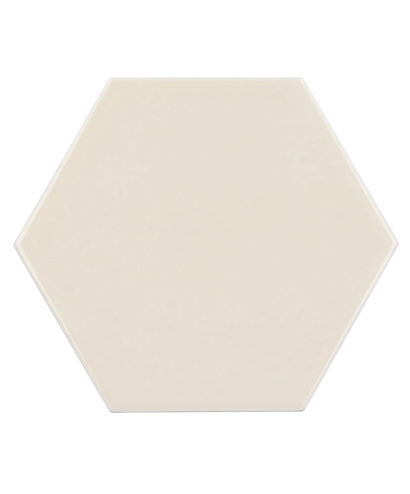 Scale Hexagon Cream 12.4x10.7 cm - carrelage NAIS - image 2