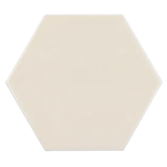 Scale Hexagon Cream 12.4x10.7 cm - carrelage NAIS - image 2