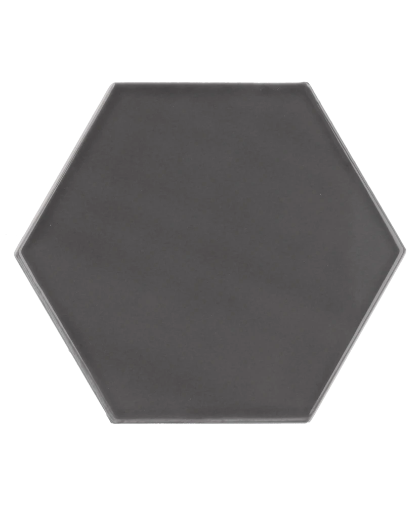 Carrelage Scale Hexagon Dark Grey 12,4x10,7 cm - détail du carreau 2
