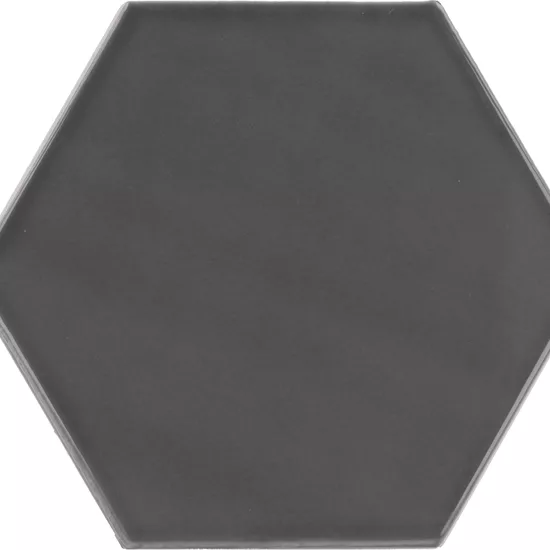 Carrelage Scale Hexagon Dark Grey 12,4x10,7 cm - détail du carreau 2