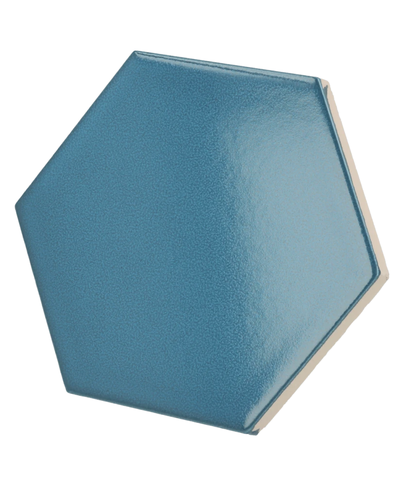 Scale Hexagon Electric Blue 12.4x10.7 cm - carrelage NAIS