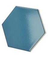 Scale Hexagon Electric Blue 12.4x10.7 cm - carrelage NAIS