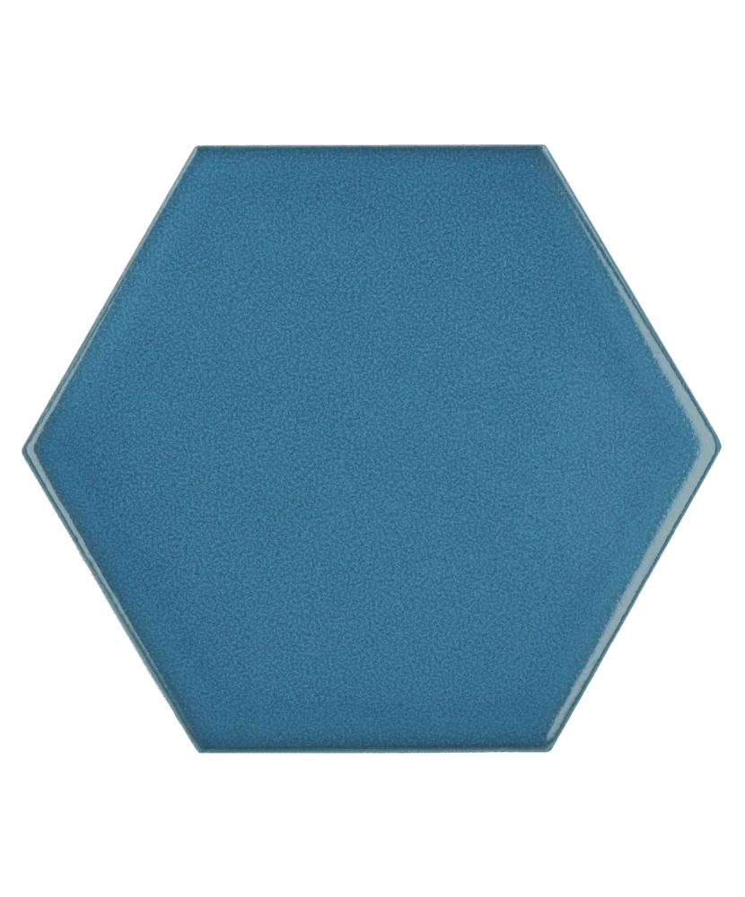 Scale Hexagon Electric Blue 12.4x10.7 cm - carrelage NAIS - image 2