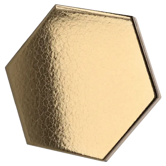 Carrelage Scale Hexagon Metallic 12,4x10,7 cm - détail du carreau