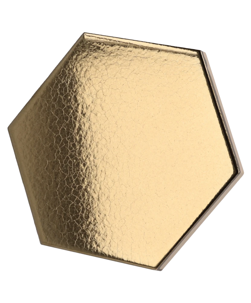 Carrelage Scale Hexagon Metallic 12,4x10,7 cm - détail du carreau