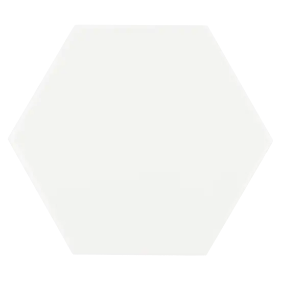 Scale Hexagon White 12,4x10,7 cm