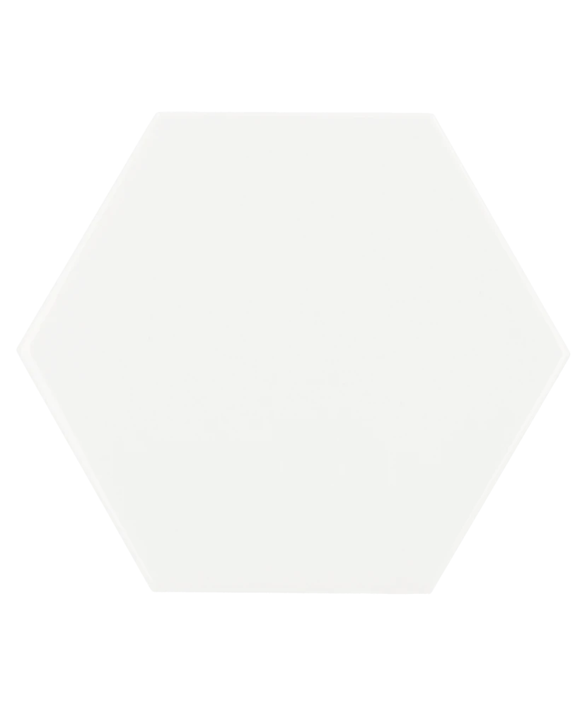 Scale Hexagon White 12.4x10.7 cm - carrelage NAIS - image 2
