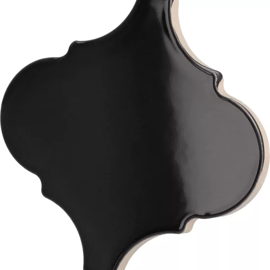 Carrelage Scale Alhambra Black 12x12 cm - détail du carreau