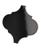 Carrelage Scale Alhambra Black 12x12 cm - détail du carreau
