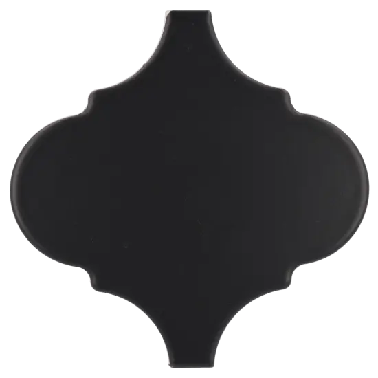 Scale Alhambra Black Matt 12x12 cm