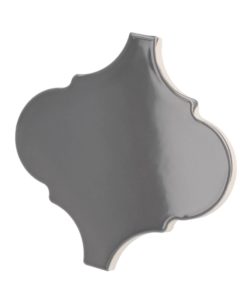 Carrelage Scale Alhambra Dark Grey 12x12 cm - détail du carreau