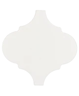 Carrelage Scale Alhambra White Mat 12x12 cm - détail du carreau 2
