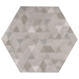 Urban Hexagon Forest Silver 29.2x25.4 cm - carrelage NAIS