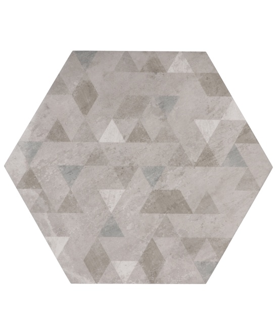 Urban Hexagon Forest Silver 29.2x25.4 cm - carrelage NAIS