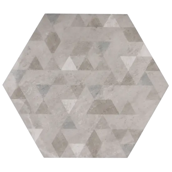 Urban Hexagon Forest Silver 29.2x25.4 cm - carrelage NAIS