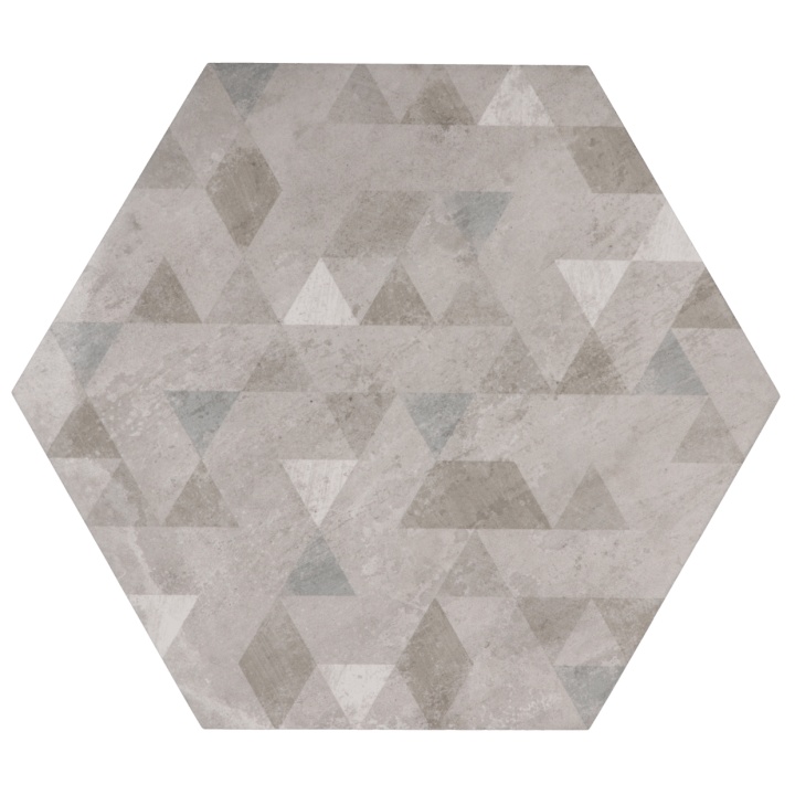 Urban Hexagon Forest Silver 29.2x25.4 cm - carrelage NAIS