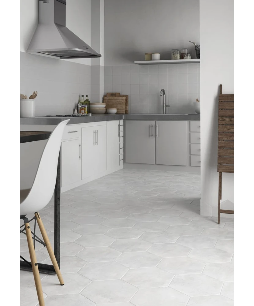 Carrelage Urban Hexagon Light 29,2x25,4 cm - vue d’ambiance