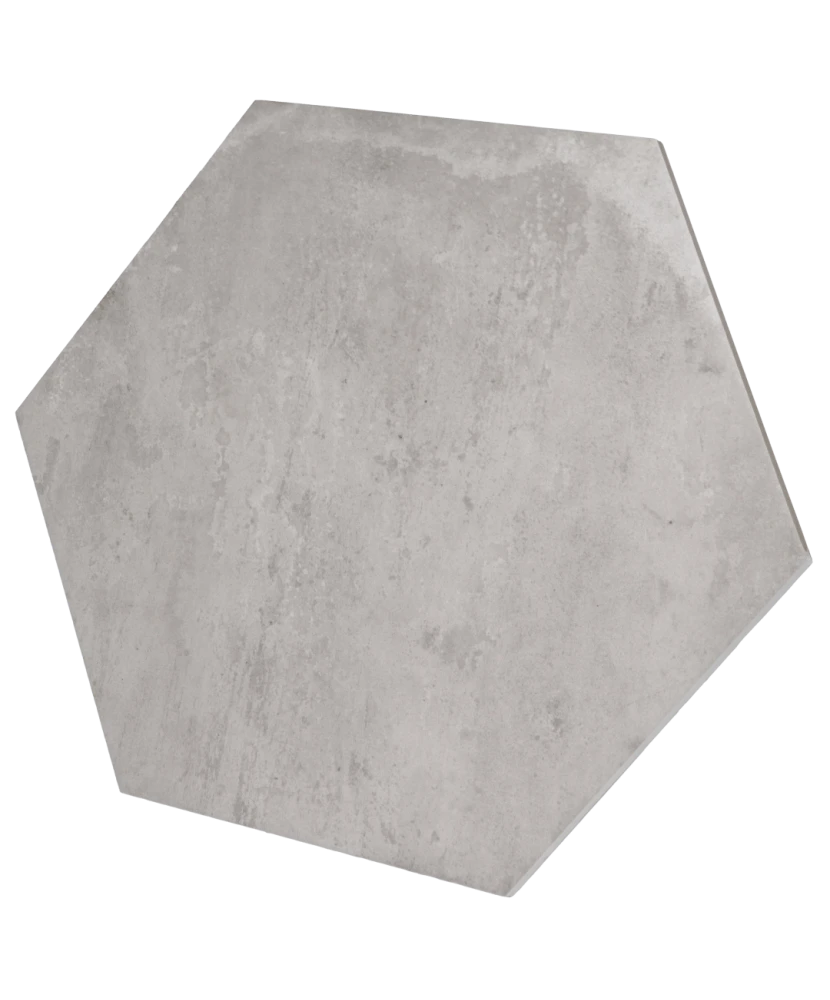 Carrelage Urban Hexagon Silver 29,2x25,4 cm - détail du carreau