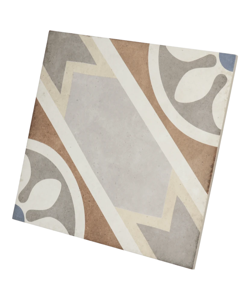 Carrelage Art Nouveau Apollo Colour 20x20 cm - vue latérale du carreau