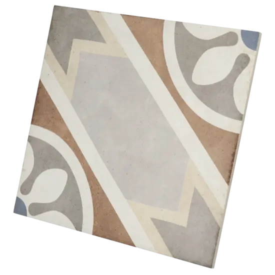 Carrelage Art Nouveau Apollo Colour 20x20 cm - vue latérale du carreau