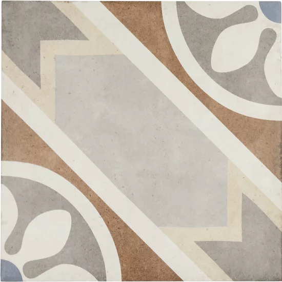 Carrelage Art Nouveau Apollo Colour 20x20 cm - vue de face du carreau