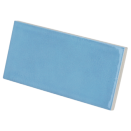 Village Azure Blue 6.5x13.2 cm - carrelage NAIS
