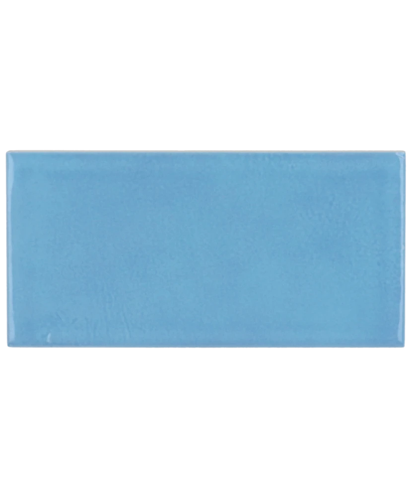 Carrelage Village Azure Blue 6,5x13,2 cm - détail du carreau 3