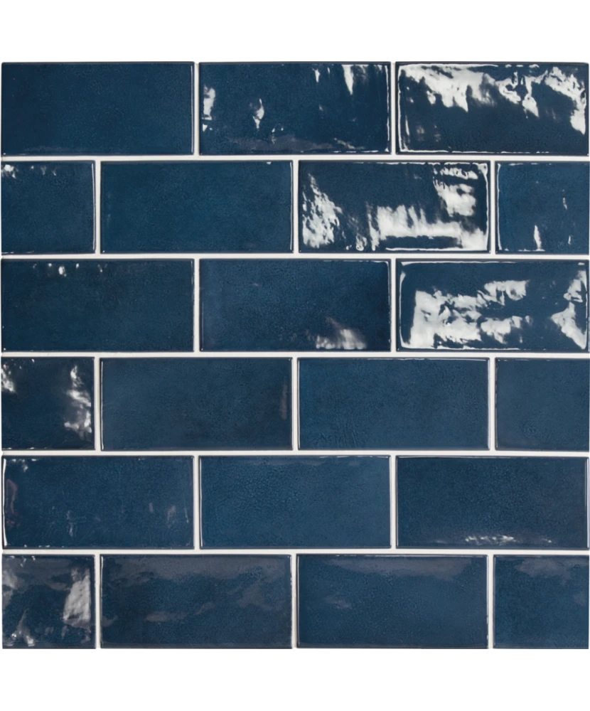 Carrelage Village Royal Blue 6,5x13,2 cm - détail du carreau 2