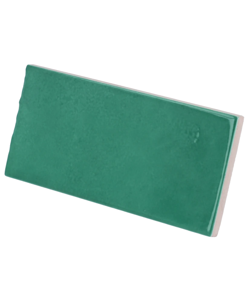 Carrelage Village Esmerald Green 6,5x13,2 cm - détail du carreau