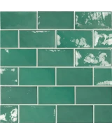 Carrelage Village Esmerald Green 6,5x13,2 cm - détail du carreau 2