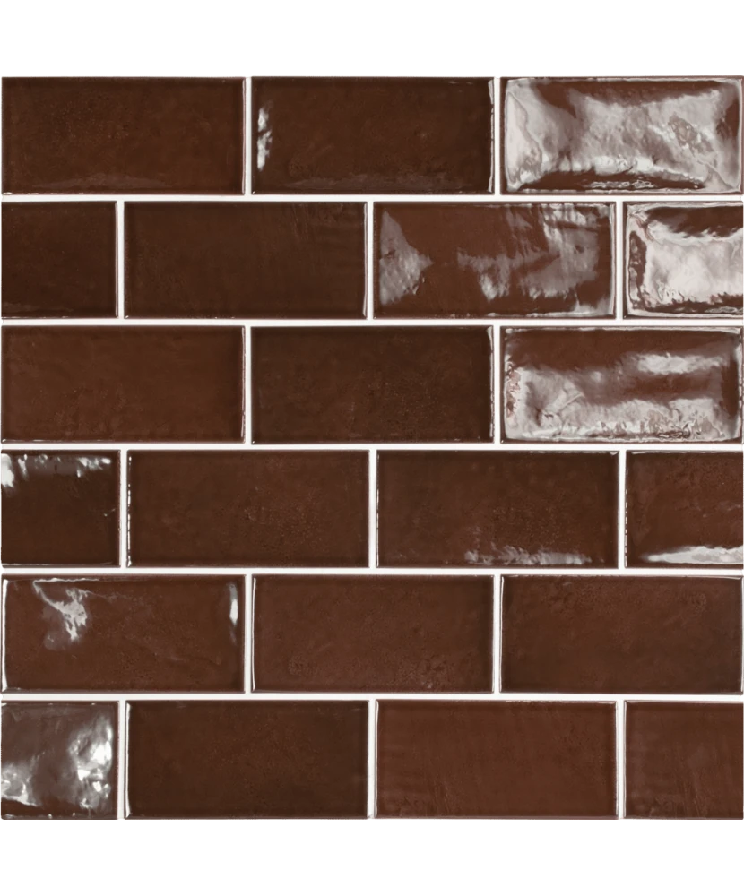 Carrelage Village Walnut Brown 6,5x13,2 cm - détail du carreau 2