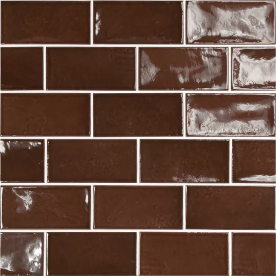 Carrelage Village Walnut Brown 6,5x13,2 cm - détail du carreau 2