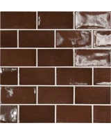 Carrelage Village Walnut Brown 6,5x13,2 cm - détail du carreau 2