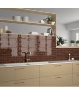 Carrelage Village Walnut Brown 6,5x13,2 cm - vue d’ambiance
