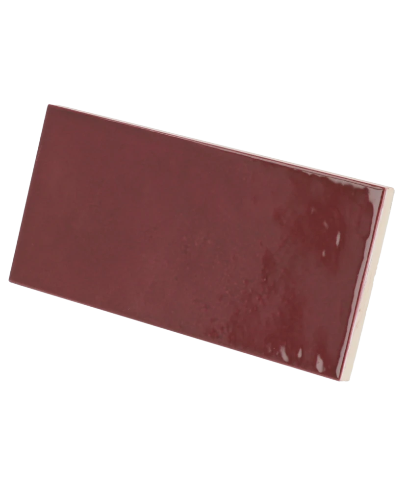 Carrelage Village Aubergine 6,5x13,2 cm - détail du carreau
