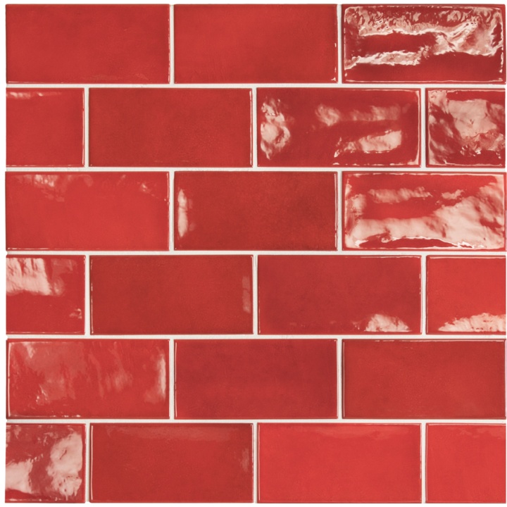 Village Volcanic Red 6.5x13.2 cm - carrelage NAIS - image 2