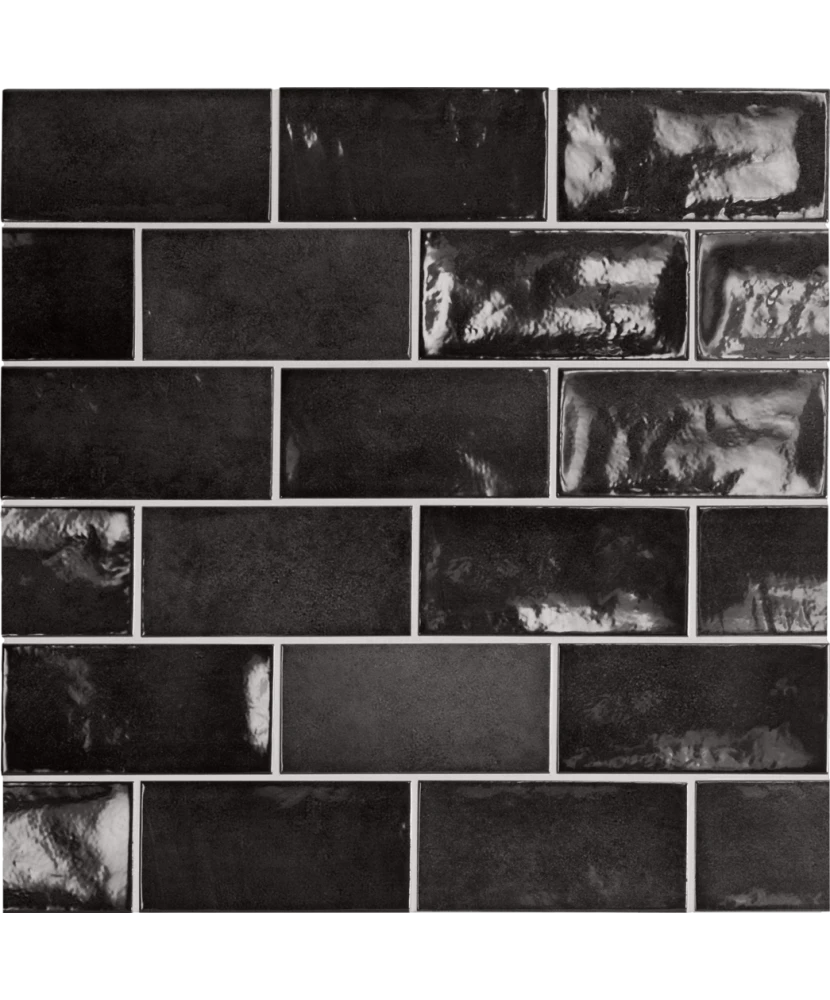 Carrelage Village Black 6,5x13,2 cm - détail du carreau 2