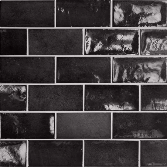 Carrelage Village Black 6,5x13,2 cm - détail du carreau 2