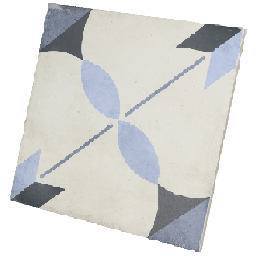 Art Nouveau Arcade Blue 20x20 cm - carrelage NAIS