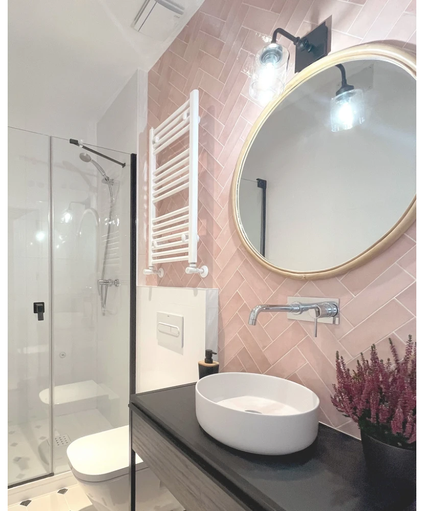 Carrelage Village Rose Gold 6,5x20 cm - vue d’ambiance 3