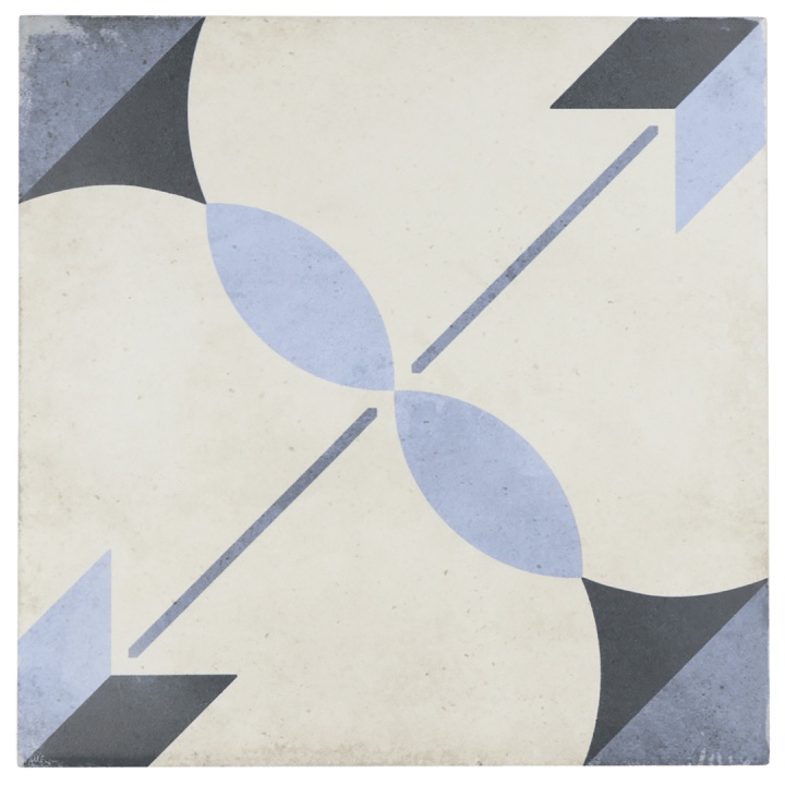Art Nouveau Arcade Blue 20x20 cm - carrelage NAIS - image 2
