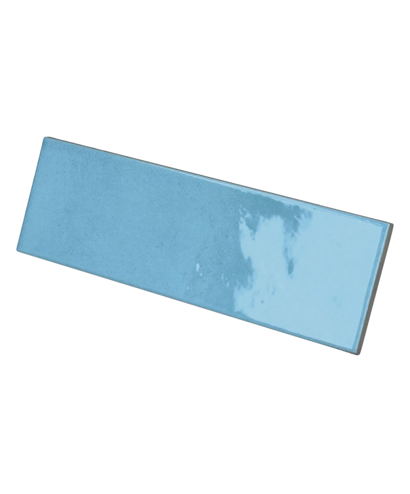 Carrelage Village Azure Blue 6,5x20 cm - détail du carreau