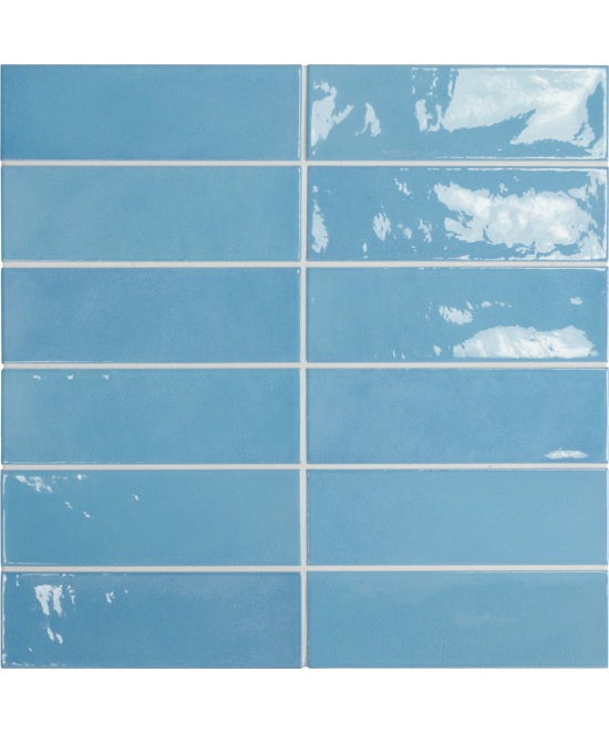 Village Azure Blue 6.5x20 cm - carrelage NAIS - image 2