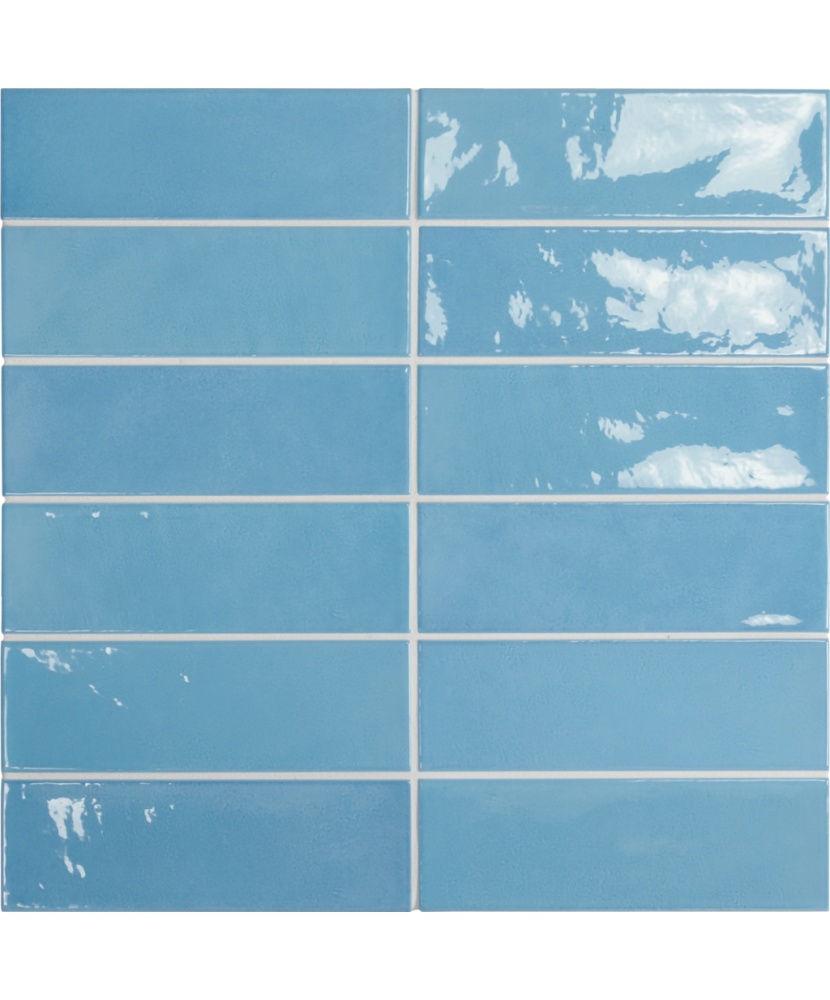 Village Azure Blue 6.5x20 cm - carrelage NAIS - image 2